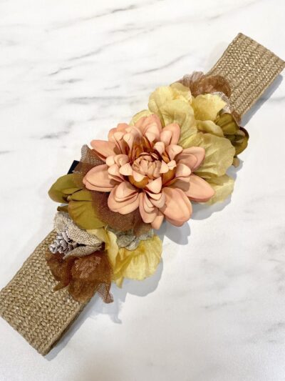 Cinturón Flores Mustard