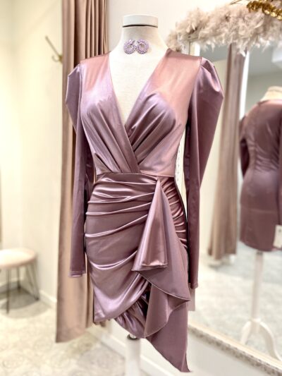 Vestido Velvet malva